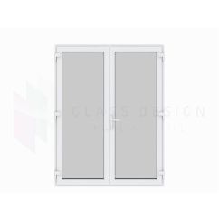 double glazed PVC indoor/outdoor door, 180x220, hinged